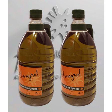 AOVE Almagral 2L · Aceite de oliva virgen extra en caja 12 l.
