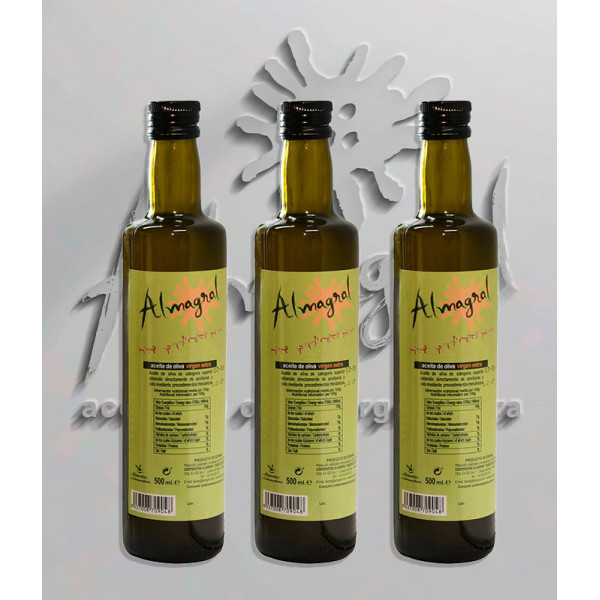Estuche de 3 botellas 500 ml.