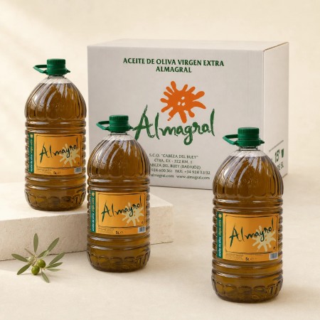Comprar AOVE Almagral 5L · Caja 15 litros | Aceite virgen extra