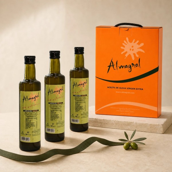 Estuche de 3 botellas 500 ml.