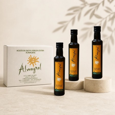 AOVE Almagral 250 ml · Caja de 35 botellas de aceite virgen extra