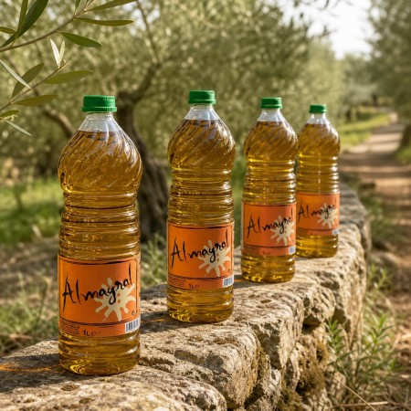 AOVE Almagral 1L · Caja de 15 botellas de aceite virgen extra